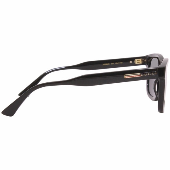 NEW GUCCI BLACK GREY SUNGLASSES GUCCI MEN SUNGLASSES - Picture 4 of 6